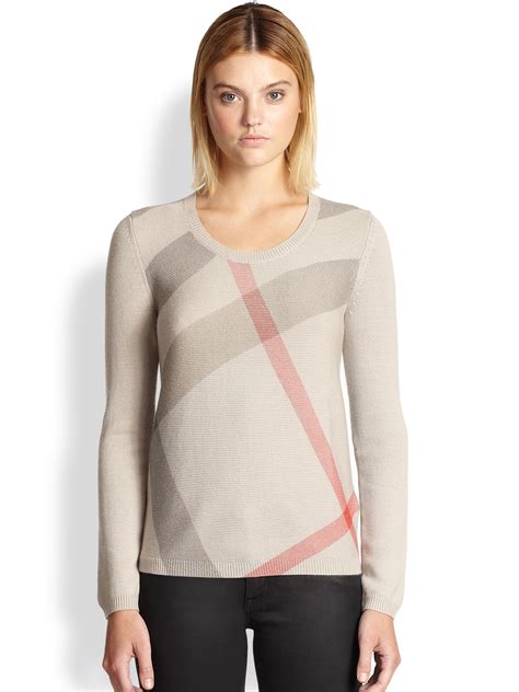 burberry woman sweater|burberry cashmere sweater women's.